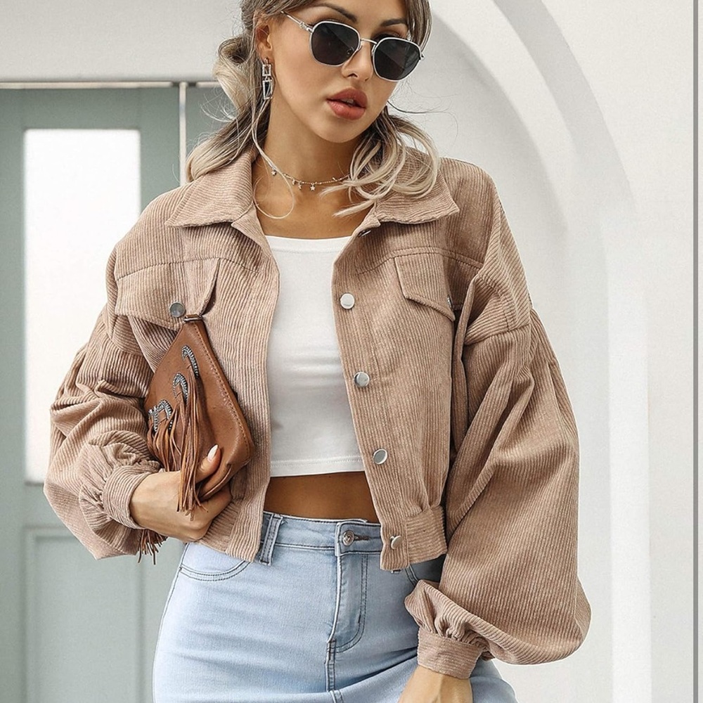 Women's Corduroy Bomber Jacket
